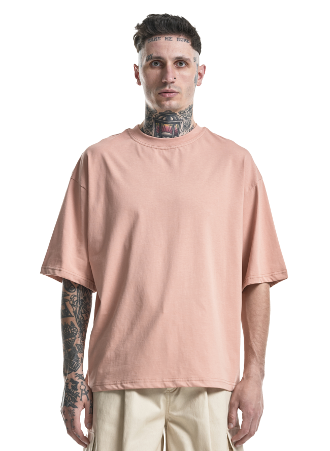 Koszulka SMASH Cut „Premium Cotton” w kolorze jasnoróżowym