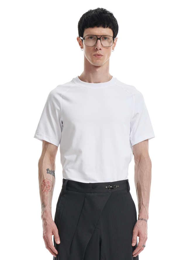Koszulka SMASH „Slim Fit” – biała