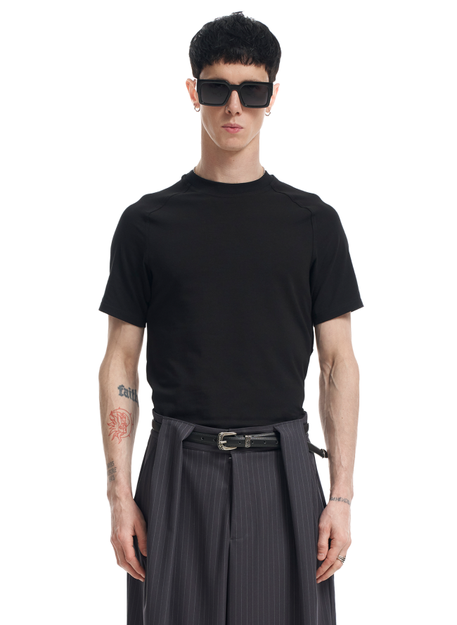 Koszulka SMASH „Slim Fit” – czarna