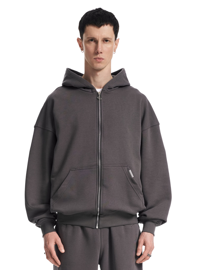 Bluza z kapturem SMASH „Boxy Fit” 345 g/m² w kolorze fume