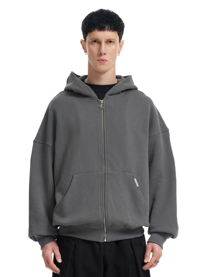 Bluza z kapturem SMASH „Boxy Fit” 440 g/m², kolor grafitowy