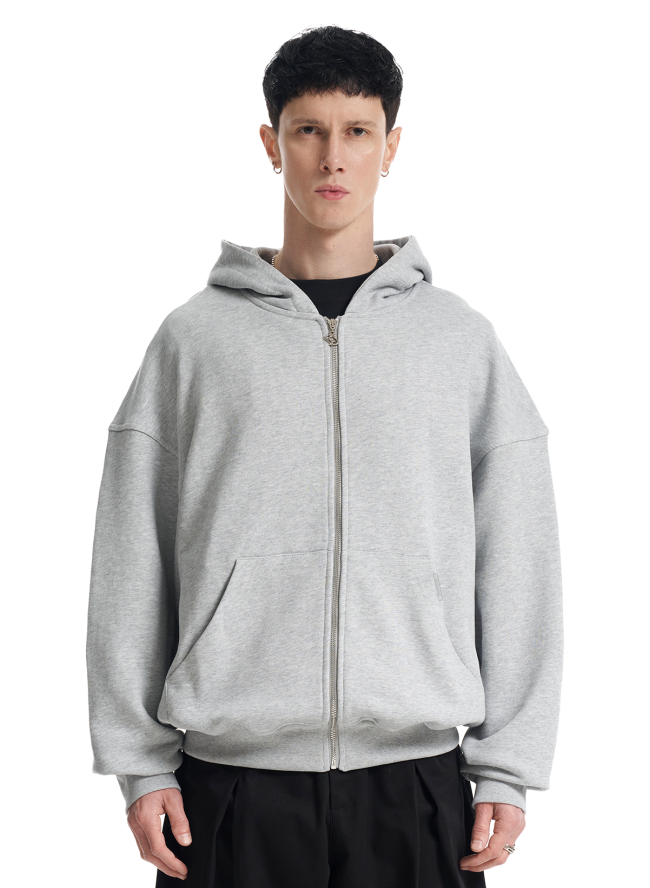 Bluza z kapturem SMASH „Boxy Fit” 440 g/m², melanż