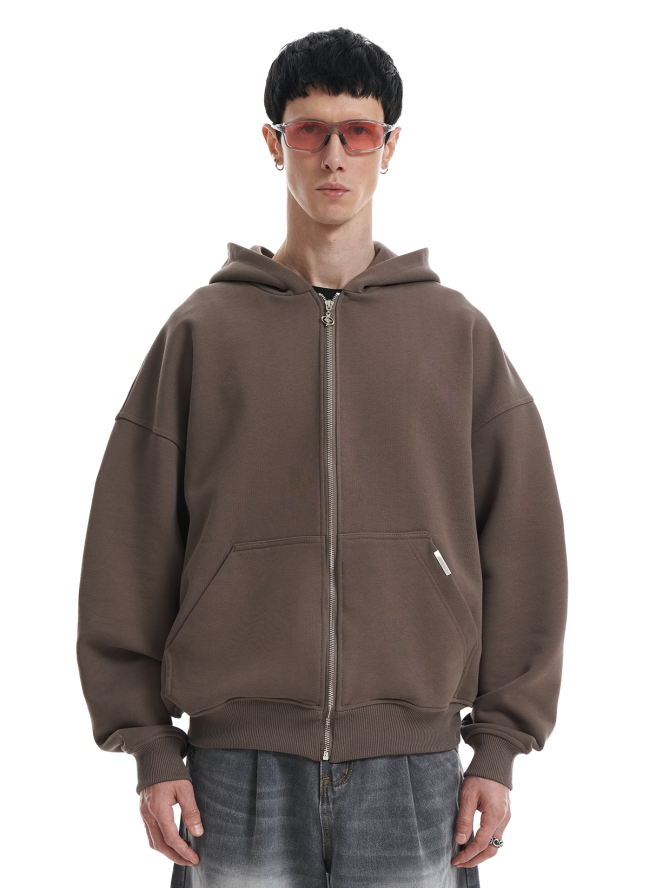 Bluza z kapturem SMASH „Boxy Fit” 440 g/m² w kolorze mokka