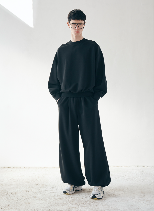 Bluza SMASH „Draped” – czarna