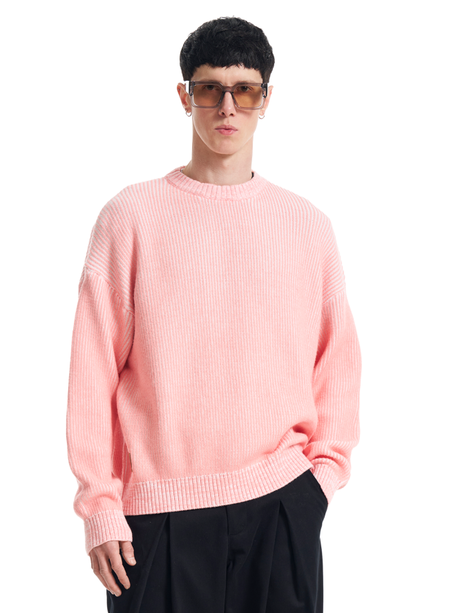Sweter SMASH „Fade” w kolorze różowym