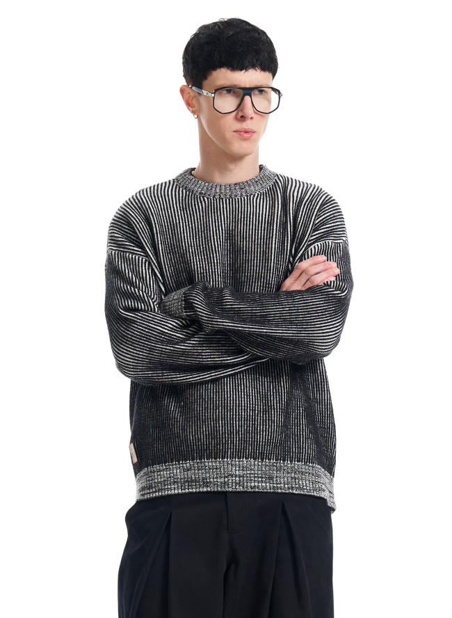 Sweter SMASH „Fade” – czarny