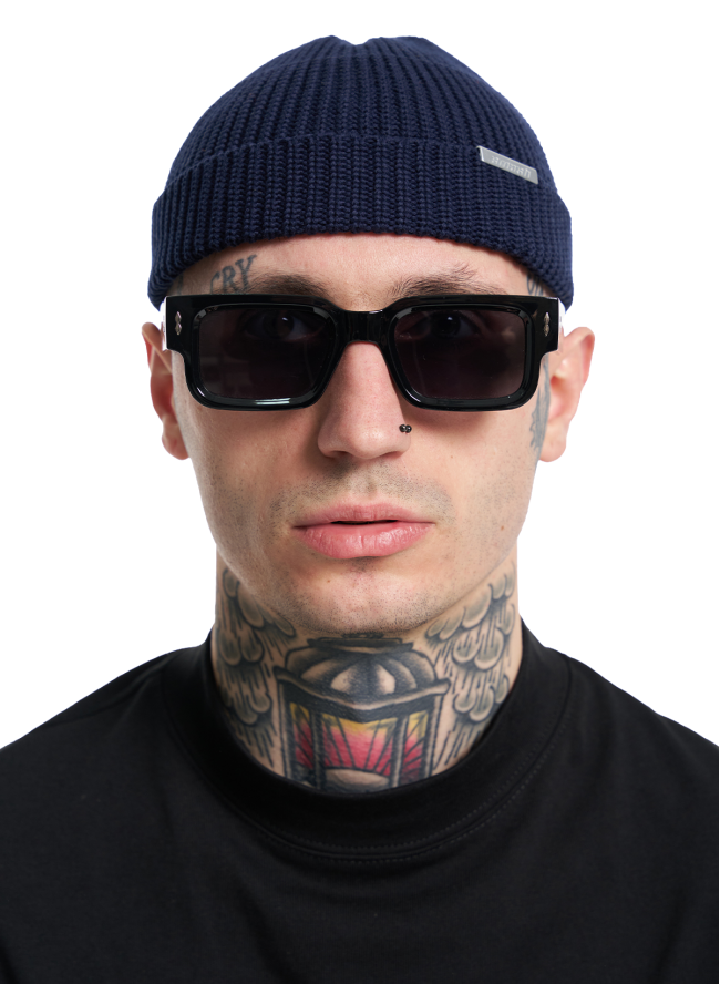 Czapka SMASH „Beanie” – ciemnoniebieska