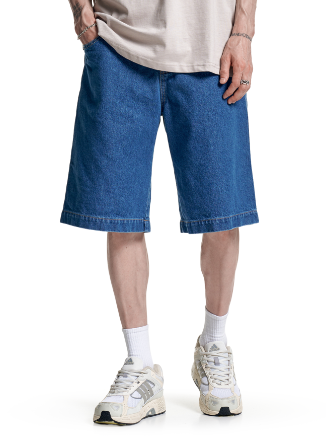 Szorty dżinsowe SMASH „Loose Fit” niebieskie