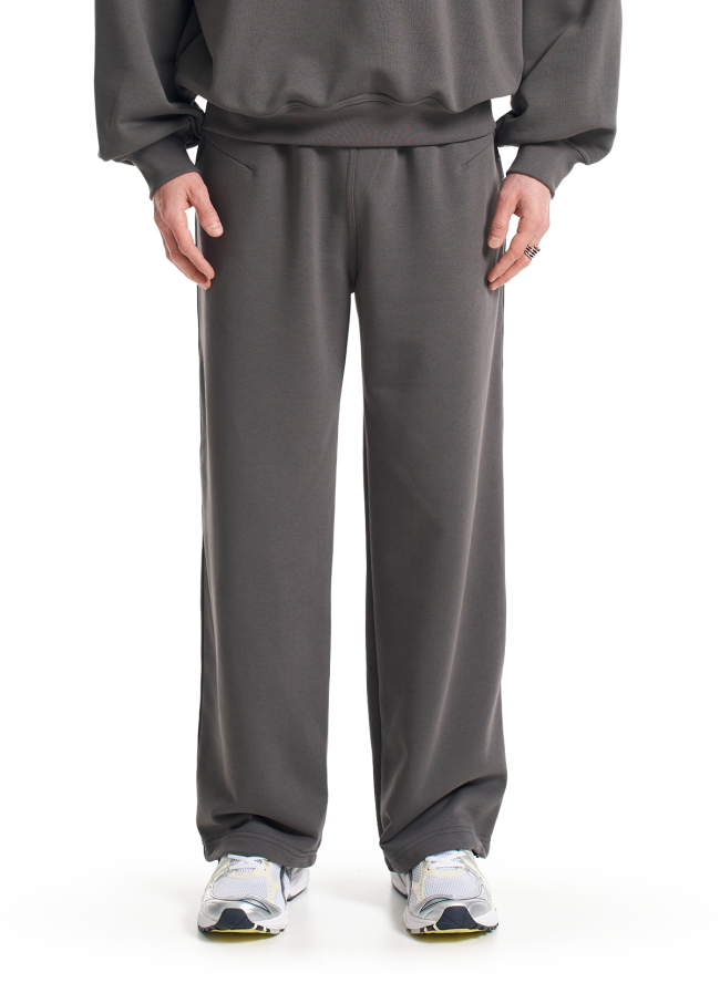 Spodnie SMASH „Relaxed fit” w kolorze fumé