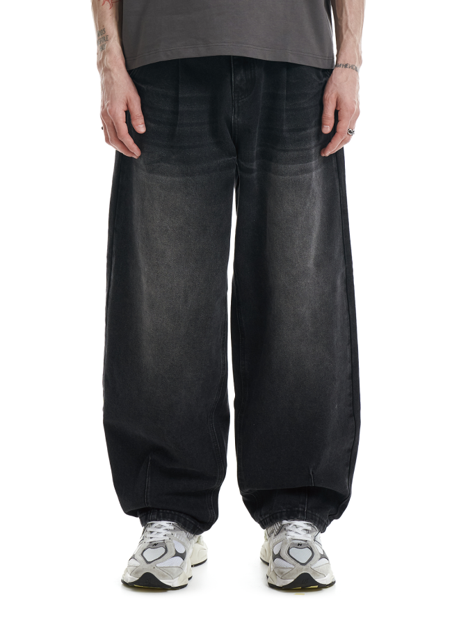 Dżinsy SMASH „Baggy Fit” – czarne
